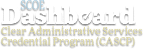 Clear Administrative Services Credential Dashboard